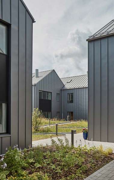 Dementia nursing home community clad and protected with steel. Forgetful?, DemensCentrum Aarhus – Skovvang, Skovvangsvej 97-99, 8200 Aarhus